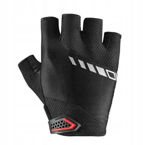 Rękawiczki rowerowe Rockbros z wkładkami żelowymi rozmiar XXL. Czarne rękawiczki ROCKBROS, bez wzorów. Za 73,99 zł.