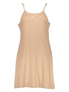 Nike Sukienka "Essential" w kolorze beżowym rozmiar: XS. Brązowe sukienki Nike, na co dzień, xs, bez wzorów, bez kołnierzyka, bez ramiączek, mini, proste. Za 100,99 zł.