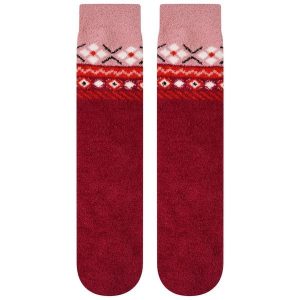 Puszyste Skarpety Świąteczne Unisex Dla Dorosłych Festivity Fair Isle. Czerwone skarpetki Dare 2b, bez wzorów. Za 27,99 zł.