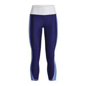 Legginsy fitness damskie Under Armour Blocked Ankle. Fioletowe legginsy Under Armour, bez wzorów. Za 129,99 zł.