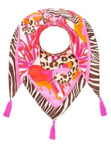 Zwillingsherz Chusta trójkątna "Flower Wild" ze wzorem - 200 x 95 cm rozmiar: onesize. Apaszki i chusty Zwillingsherz, z aplikacjami, z materiału. Za 105,95 zł.