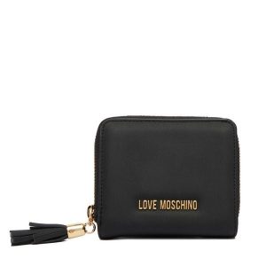 Portfel LOVE MOSCHINO. Czarne portfele LOVE MOSCHINO, bez wzorów. Za 429,99 zł.