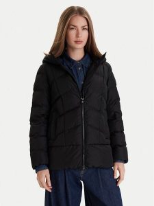 Geox Kurtka zimowa Anylla W4628P T3144 F9000 Czarny Regular Fit. Czarne kurtki Geox, na zimę, bez wzorów, z syntetyku, bez kaptura. Za 599,99 zł.