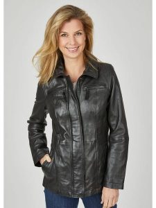 7eleven Skórzana kurtka w kolorze czarnym rozmiar: 36. Czarne kurtki 7eleven, bez wzorów, ze skóry, bez kaptura. Za 543,99 zł.