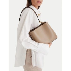 Torebka GINO ROSSI. Brązowe torebki klasyczne Gino Rossi, bez wzorów, bez dodatków. Za 279,99 zł.