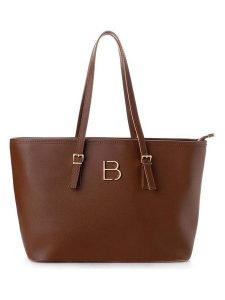Lucky Bees Shopper bag w kolorze brązowym - 42 x 25 x 15 cm rozmiar: onesize. Brązowe shopper bag Lucky Bees, bez wzorów, z materiału, na ramię, bez dodatków. Za 127,35 zł.