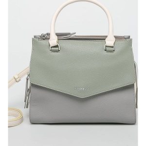 Fiorelli - Torebka. Zielone torebki klasyczne marki Fiorelli, w paski, z materiału. Za 339,90 zł.