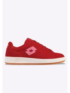 Lotto Sneakersy w kolorze czerwonym rozmiar: 42. Czerwone trampki Lotto, bez wzorów, bez zapięcia. Za 100,45 zł.