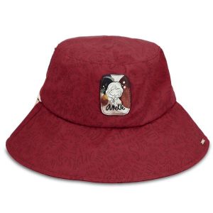 Bordowy Stylowy Kapelusz Damski Anekke. Czerwone kapelusze Anekke, z aplikacjami, z materiału, eleganckie. Za 129,00 zł.