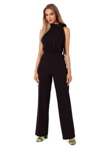 Made of emotion Kombinezon w kolorze czarnym rozmiar: M. Czarne kombinezony Made Of Emotion, m, bez wzorów, bez kołnierzyka, bez ramiączek. Za 179,22 zł.