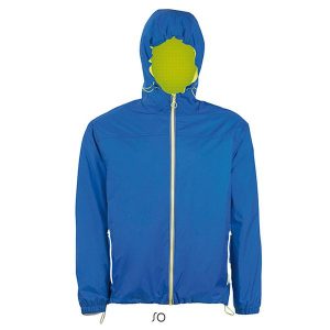 Wiatrówka Z Podszewką Dla Dorosłych Unisex Skate. Niebieskie kurtki SOL'S, m, bez wzorów, bez kaptura. Za 200,99 zł.
