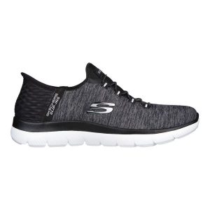 Buty Summits - Dazzling Haze Rozmiar 36 - 149937-BKW Szary. Czarne buty sportowe Skechers, bez wzorów, z dzianiny, bez zapięcia. Za 249,99 zł.