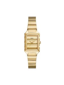 Fossil Zegarek Raquel Gold Stainless Steel ES5389 Złoty. Żółte, analogowe zegarki Fossil. Za 979,99 zł.