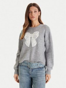 Vero Moda Sweter Ivory 10342072 Szary Regular Fit. Szare swetry klasyczne Vero Moda, xs, z syntetyku, bez kołnierzyka. Za 229,99 zł.