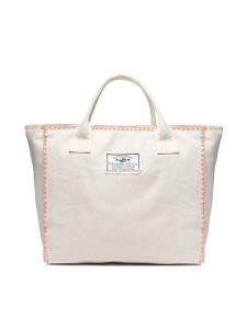 Banana Moon Torebka Seta Lohan KBJ11 Beżowy. Brązowe shopper bag Banana Moon, bez wzorów, z materiału, bez dodatków. Za 259,99 zł.