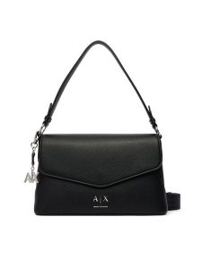 Armani Exchange Torebka XW003145 AF26569 UC001 Czarny. Czarne torebki klasyczne Armani Exchange, bez wzorów, ze skóry, bez dodatków. Za 614,99 zł.