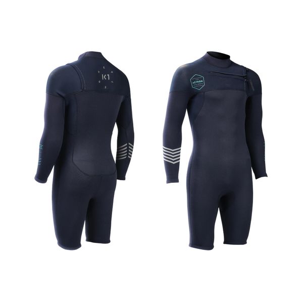 Pianka krótka Aztron Kepler 3/2 mm. Niebieskie kombinezony AZTRON, l, bez wzorów, z neoprenu, sportowe, bez kołnierzyka, bez ramiączek, krótkie. W wyprzedaży za 310,50 zł.