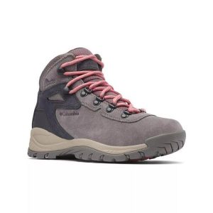 Columbia Buty Newton Ridge Plus 1718821009. Szare buty trekkingowe Columbia, bez zapięcia. Za 489,99 zł.