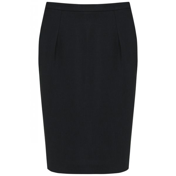 Damska prosta spódnica Kariban Premium. Czarne spódnice KARIBAN, na co dzień, bez wzorów, eleganckie. W wyprzedaży za 234,00 zł.