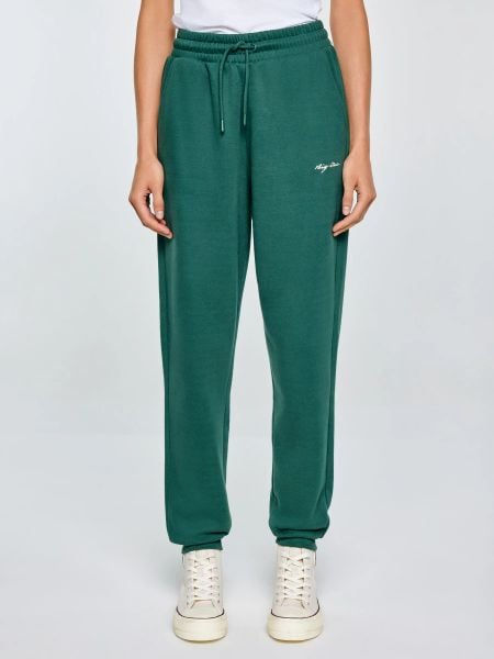 Spodnie damskie dresowe zielone Foxie 304. Zielone spodnie dresowe Big Star, l, bez wzorów, z dresówki. Za 159,99 zł.
