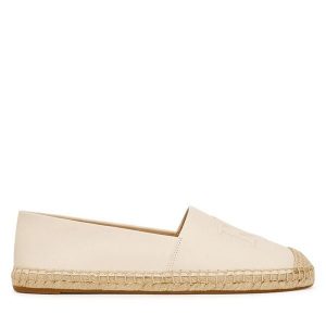 Espadryle LAUREN RALPH LAUREN. Białe espadryle Lauren Ralph Lauren, bez wzorów, bez obcasa. Za 618,99 zł.