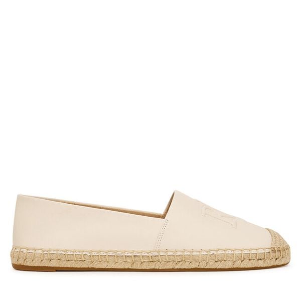 Espadryle LAUREN RALPH LAUREN. Białe espadryle Lauren Ralph Lauren, bez wzorów, bez obcasa. Za 618,99 zł.