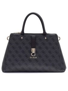 Guess Torebka w kolorze czarnym - 36 x 21 x 11 cm rozmiar: onesize. Czarne torebki klasyczne Guess, z aplikacjami, z materiału, bez dodatków. Za 404,99 zł.