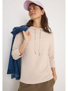 Cecil Bluza w kolorze beżowym rozmiar: XL. Brązowe bluzy Cecil, xl, bez wzorów, bez kaptura. Za 126,75 zł.