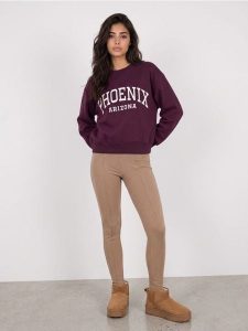 Legginsy z domieszką wiskozy - beżowy. Brązowe legginsy Sinsay, bez wzorów, z wiskozy. Za 39,99 zł.