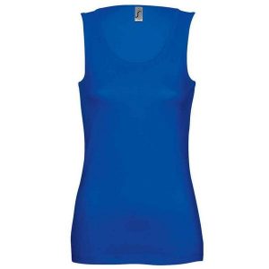 Podkoszulek Damski/panie Jane. Czerwone koszulki sportowe SOL'S, bez wzorów, bez ramiączek. Za 55,99 zł.