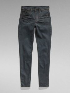 G-Star Dżinsy - Skinny fit - w kolorze niebieskim rozmiar: W30/L32. Niebieskie jeansy G-Star, z aplikacjami. Za 206,42 zł.