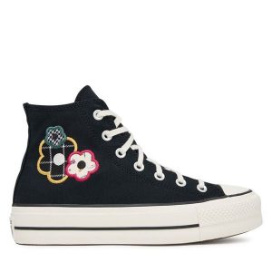 Trampki Converse. Czarne trampki Converse, bez wzorów, bez zapięcia. Za 359,99 zł.
