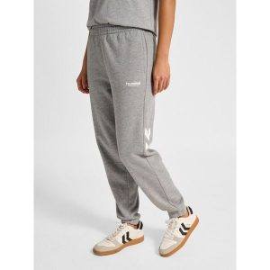 Damskie spodnie dresowe Hummel Legacy 2.0. Szare spodnie dresowe Hummel, na lato, bez wzorów, z dresówki. Za 269,50 zł.