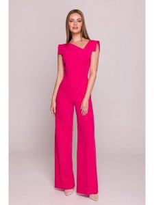 Stylove Kombinezon w kolorze różowym rozmiar: M. Różowe kombinezony Stylove, m, bez wzorów, bez kołnierzyka, bez ramiączek. Za 254,74 zł.