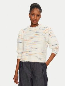 Munthe Sweter 244162124474 Beżowy Regular Fit. Brązowe swetry klasyczne Munthe, z wełny, bez kołnierzyka. Za 589,00 zł.