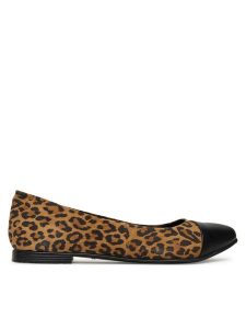 Lasocki Baleriny RST-ERICA-57 Beżowy. Brązowe balerinki Lasocki, bez wzorów, ze skóry, bez obcasa, bez zapięcia. Za 149,99 zł.