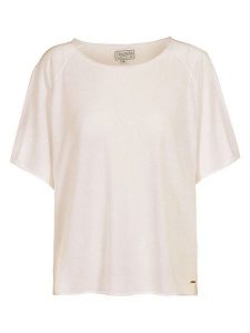 Herrlicher Koszulka w kolorze kremowym rozmiar: S. Brązowe bluzki Herrlicher, s, bez wzorów, bez kołnierzyka, bez ramiączek. Za 130,99 zł.