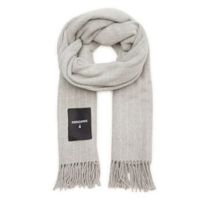 Szalik Patrizia Pepe. Szare szaliki Patrizia Pepe, bez wzorów. Za 449,99 zł.