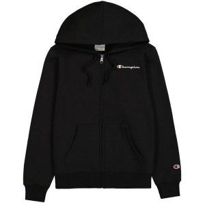 Bluza Z Zamkiem Błyskawicznym Z Logo Dla Kobiet. Czarne bluzy Champion, l, bez wzorów, bez kaptura. Za 359,99 zł.