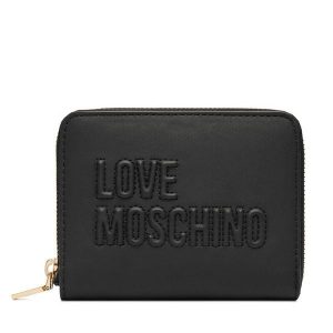 Portfel LOVE MOSCHINO. Czarne portfele LOVE MOSCHINO, bez wzorów. Za 439,99 zł.