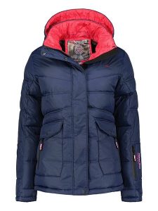 Geographical Norway Kurtka pikowana "Bonixe" w kolorze granatowym rozmiar: S. Niebieskie kurtki Geographical Norway, s, bez wzorów, bez kaptura. Za 230,00 zł.