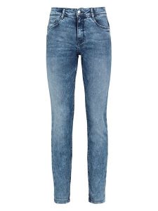 Eight2Nine Dżinsy - Skinny fit - w kolorze niebieskim rozmiar: M. Niebieskie jeansy Eight2Nine, z aplikacjami, ze skóry. Za 79,40 zł.