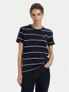 Beverly Hills Polo Club T-Shirt P-SS26W-TS0162 Granatowy Regular Fit. Niebieskie t-shirty Beverly Hills Polo Club, l, bez wzorów, z bawełny, bez kołnierzyka, bez ramiączek. Za 129,99 zł.