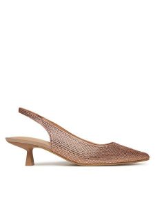 ONLY Shoes Sandały Onlcoco 15340946 Złoty. Żółte sandały ONLY SHOES, bez wzorów, z tworzywa sztucznego, bez obcasa, na słupku, bez zapięcia. Za 189,99 zł.