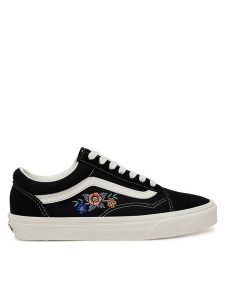 Vans Tenisówki Old Skool VN000D7ZF2B1 Czarny. Czarne trampki Vans, bez wzorów, ze skóry, bez zapięcia. Za 289,99 zł.