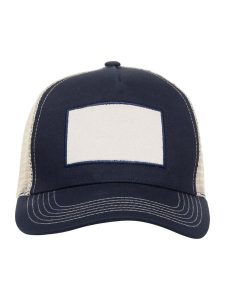 Clique Trucker Patch Cap czapka 5-panel z naszywką bawełnianą – Dark Navy. Niebieskie czapki CLIQUE, z aplikacjami, z bawełny. Za 81,26 zł.