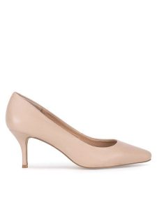 Lasocki Czółenka WFA2922-1Z Beżowy. Brązowe czółenka Lasocki, bez wzorów, ze skóry, bez obcasa, bez zapięcia. Za 219,99 zł.