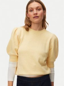 Vero Moda Sweter Doffy 10278313 Żółty Regular Fit. Żółte swetry klasyczne Vero Moda, l, z syntetyku, bez kołnierzyka. Za 109,99 zł.