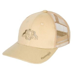 Czapka baseballowa jeździecka damska EQUESTRIAN QUEEN Juliana 26SS. Brązowe czapki EQUESTRIAN QUEEN, bez wzorów, z bawełny, eleganckie. Za 88,99 zł.