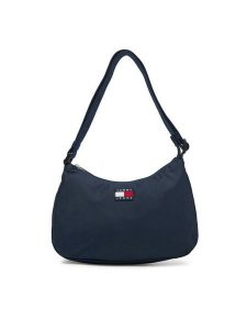 Tommy Jeans Torebka Tjw Ess Daily Shoulder Bag AW0AW17888 Granatowy. Niebieskie torebki klasyczne Tommy Jeans, bez wzorów, z jeansu, bez dodatków. Za 209,99 zł.